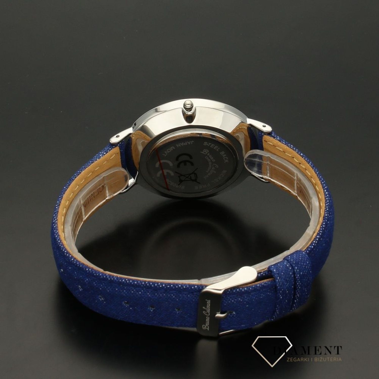 Zegarek męski Bruno Calvani- pasek jeansowy (6).jpg